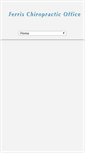 Mobile Screenshot of ferrischiropractic.com